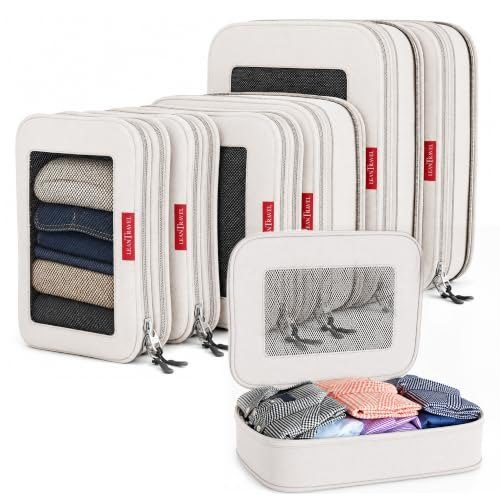 Delicate Compression cubes with double zip